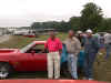 McCorkle brothers and friend in front of car at cecil.jpg (52276 bytes)